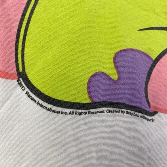 Patrick Surprised SpongeBob T-Shirt Size XXL Mans White *MARKS READ* - Picture 8 of 13